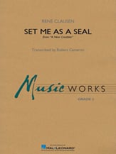 Set Me as a Seal Concert Band sheet music cover